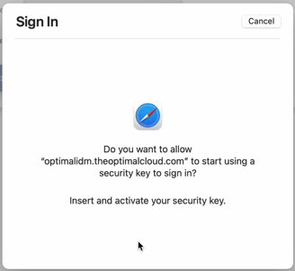 Enable Security Key Apple laptop 4