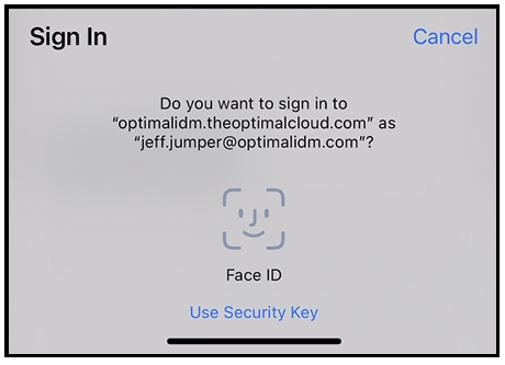 Use FaceID Phone 3