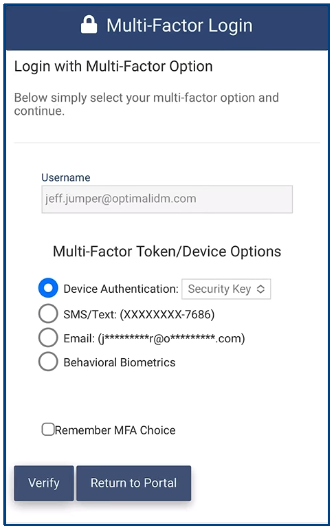 Use Security Key iphone 1