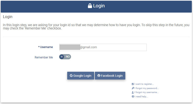 Login 2 Social Media Types